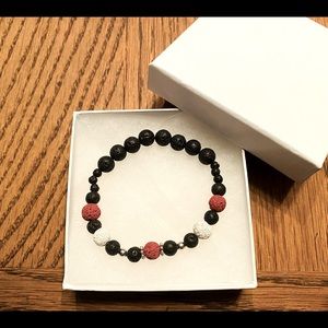 Handmade Anxiety Relief Lava Rock bracelet